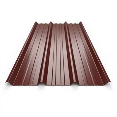 Bac acier laqué 1045 50/100 Rouge 8012, l.105 cm, L.300 cm
