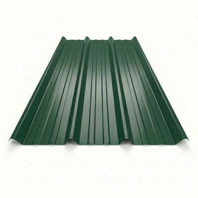 Bac acier laqué 1045 50/100 Vert 6009, l.105 cm, L.300 cm