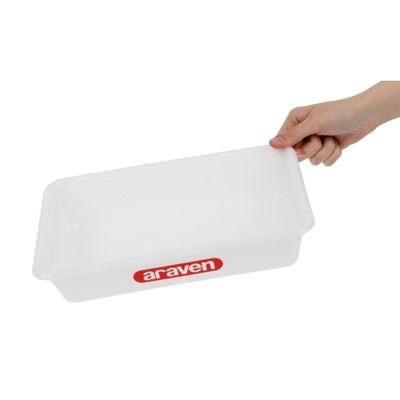 Bac alimentaire empilable 80 (p)mm - Araven 485 x 335 mm