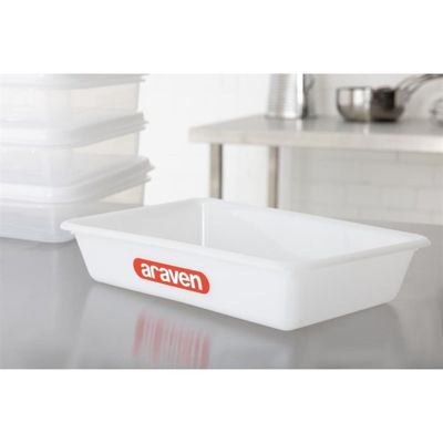 Bac alimentaire empilable 80 (p)mm - Araven 485 x 335 mm