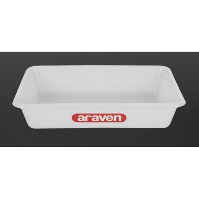 Bac alimentaire empilable 80 (p)mm - Araven 485 x 335 mm