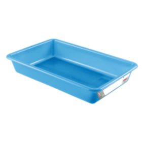 Bac alimentaire plat traçabilité HACCP 5 litres - Bleu