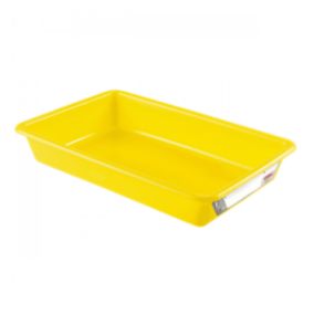 Bac alimentaire plat traçabilité HACCP 5 litres - Jaune