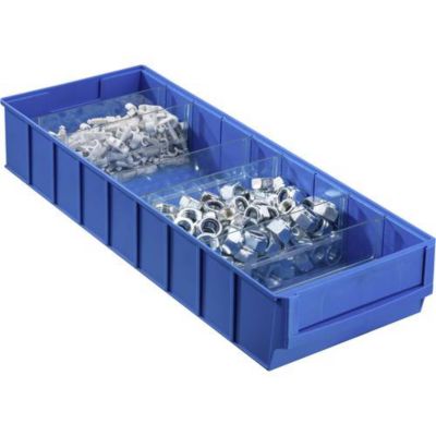 Bac à bec empilable Allit ProfiPlus ShelfBox 500 x 185 x 81 mm bleu