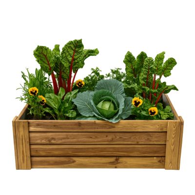 Bac de culture NATURA hauteur 40 cm sans fond.Potager Urbain VidaHuerto 120x80x40 c