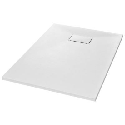 Bac de douche SMC Blanc 100 x 70 cm vidaXL