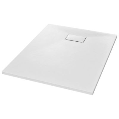 Bac de douche SMC Blanc 100 x 80 cm vidaXL