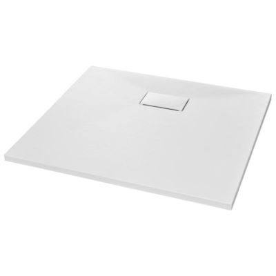 Bac de douche SMC Blanc 90 x 80 cm vidaXL