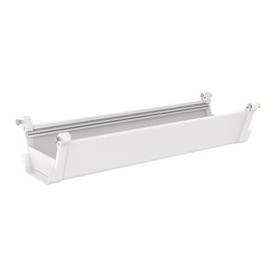 Bac de gestion de câbles Skegness plastique 55 x 18 x 12 cm blanc pro.tec