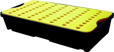 bac de rétention 20l de l. 600 x l. 405 x h. 155mm - hu 0220 - clas equipements