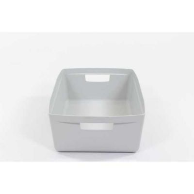 Bac de rangement avec poignées 20 litres - Gris Clair