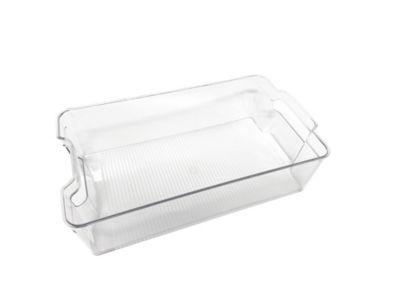 Bac de rangement en plastique transparent pour réfrigérateur 37,5 x 21 x 10 cm Ornami