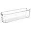 Bac de rangement en plastique transparent pour réfrigérateur 4 L