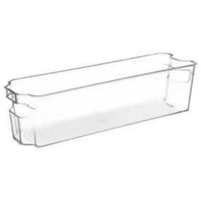 Bac de rangement en plastique transparent pour réfrigérateur 4 L