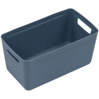 Bac de Rangement moderne avec poignées 5 litres - Bleu