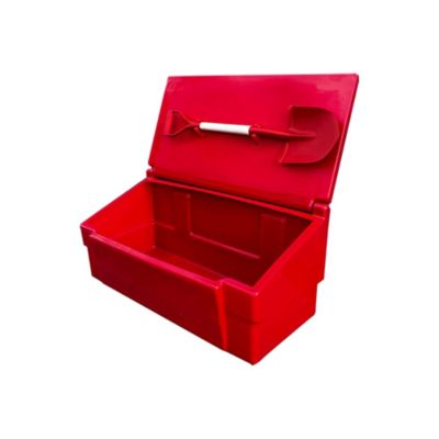 Bac à sable incendie/ à sel de déneigement 100l + pelle-plast'up rotomoulage