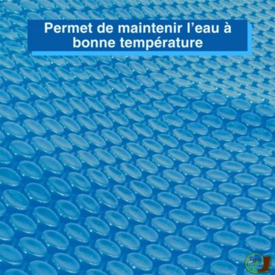 Bache a bulles piscine rectangulaire 8 x 4 M 180 MICRONS
