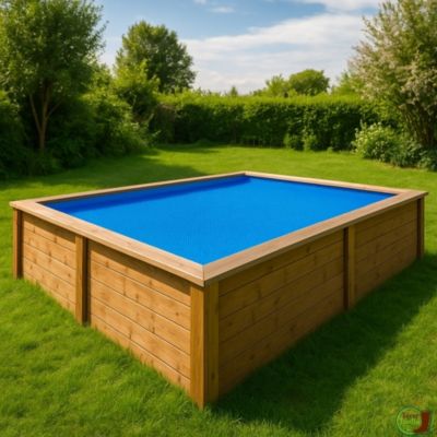 Bache a bulles piscine rectangulaire 8 x 4 M 180 MICRONS