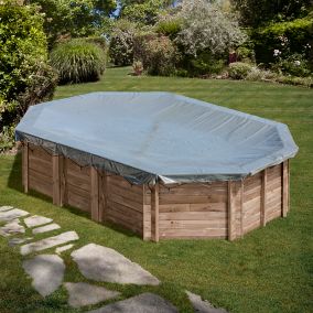 Bâche d'hivernage Sunbay pour piscine Azul 6,72 x 4,72 m