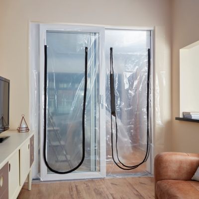 Bâche de protection anti-poussière pour porte double GoodHome 2,2m x 2m
