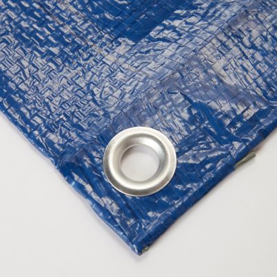 Bâche de protection légère bleue L.3 x l.2 m