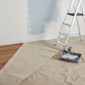 Bâche peinture en ROULEAU 3x15 m - Haute Qualité TECPLAST 80RPE - Rouleau  plastique de protection pour sol