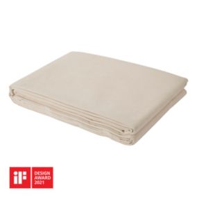 Bâche de protection sol en coton antidérapante GoodHome 3 x 4m