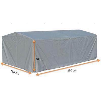 Bâche dôme h.80 cm pour remorque NLC 2313