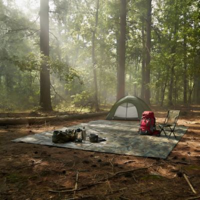 Bâche lourde réversible vert camouflage l.4 x L.5 m
