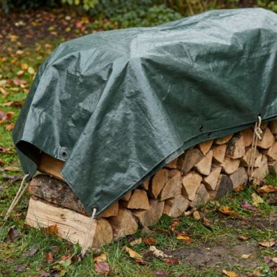 Bâche lourde réversible vert marron 2 x 3 m