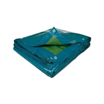 Bache multiusage polyethylene 6 x 10 m 68 g m2 legere protection chantier et exterieur