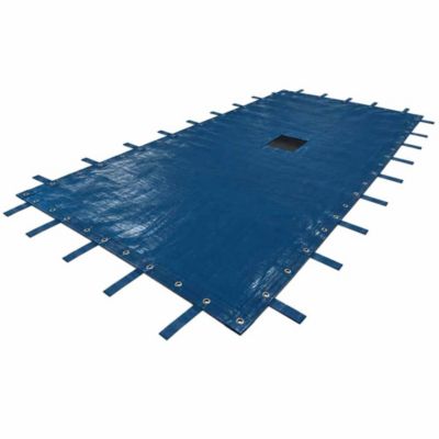 Bache piscine rectangulaire 8,5 x 4,5 M polyethylene 140 G m2