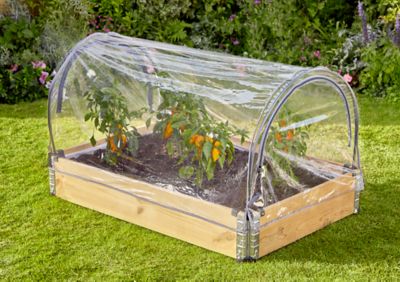 Bâche plastique pour grande serre tunnel Verve Kitchen Garden 120 x 80 cm
