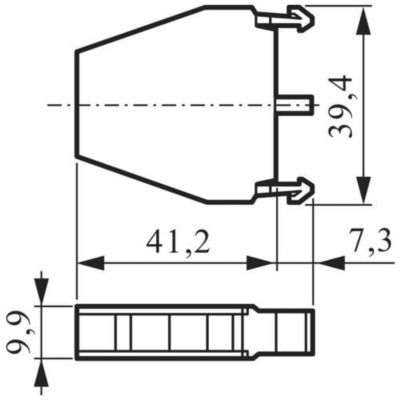 BACO LM11 Élément de contact 1 NF (R), 1 NO (T) à rappel 600 V, 10 A ...
