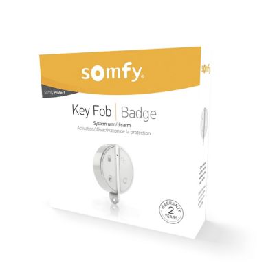 Badge d'activation et de désactivation alarme - Somfy - Fonction mains libres - Compatible Home Alarm (Advanced, Essential), Somfy One (+)