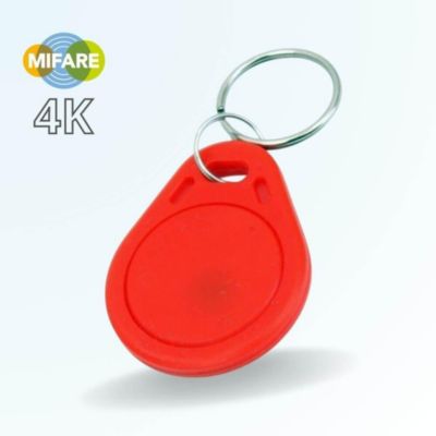 Lot De 4 Badges RFID Avec Porte-clés NodOn - 4 Couleurs - Pour Systèmes D'Accès Électroniques