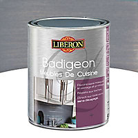Badigeon meubles de cuisine Liberon gris mousseron 1L