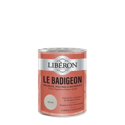 Badigeon meubles, poutres et boiseries Libéron brume 250ml