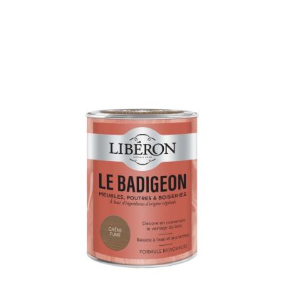 Badigeon meubles, poutres et boiseries Libéron chêne fumé 250ml
