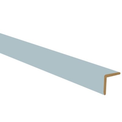 Baguette d'angle arrondi en MDF vert 23X23mm L.2,44m