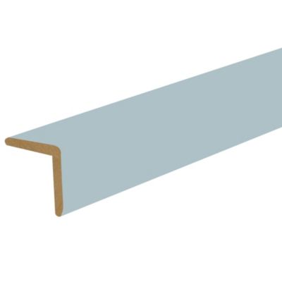 Baguette d'angle arrondi en MDF vert 23X23mm L.2,44m