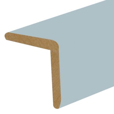 Baguette d'angle arrondi en MDF vert 23X23mm L.2,44m