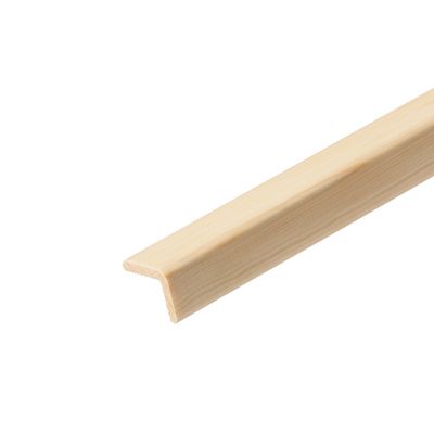 Baguette d'angle arrondie pin 20 x 27 mm L.2,4 m