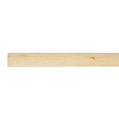 Baguette d'angle arrondie pin 27 x 45 mm L.2,4 m
