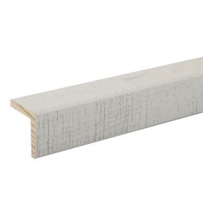 Baguette d'angle brut de sciage galet 250 x 27,5 cm