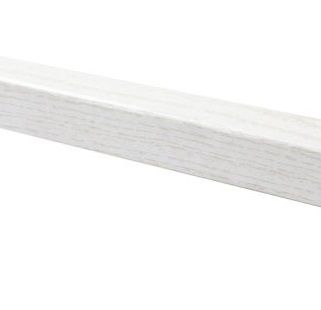 Baguette d'angle MDF frêne blanc L.260 x l.2,2 cm