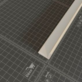 Baguette d'Angle PVC Cellulaire 25 mm - Longueur 1 m - Sable