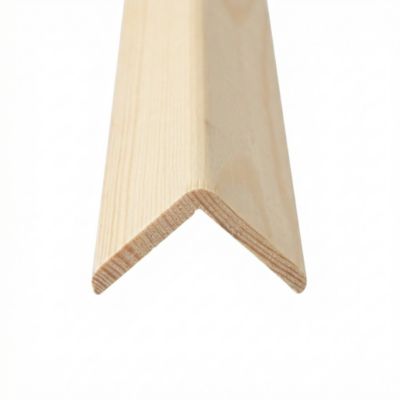 Baguette d'angle rabotée pin 34 x 34 mm L.2,4 m