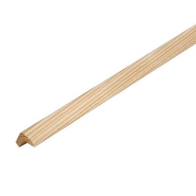 Baguette d'angle sapin raboté 18 x 18 mm L.2,5 m
