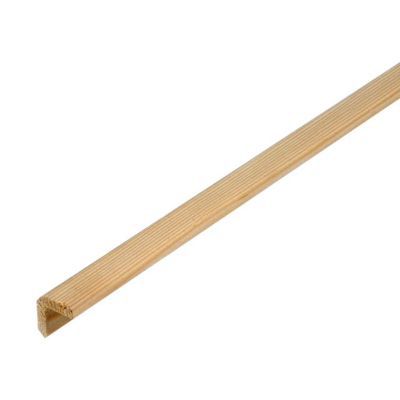 Baguette d'angle sapin raboté 22 x 22 mm L.2,5 m